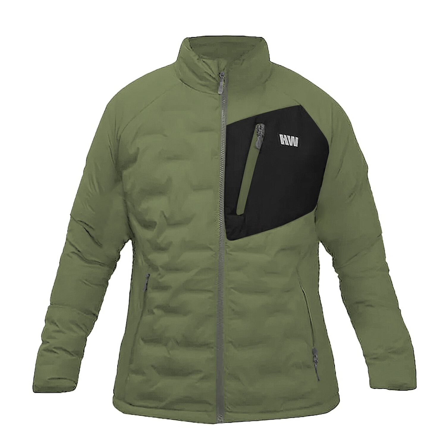 Parka Insulada Hw Explorer S/gorro Mujer Verde Musgo image number 0.0